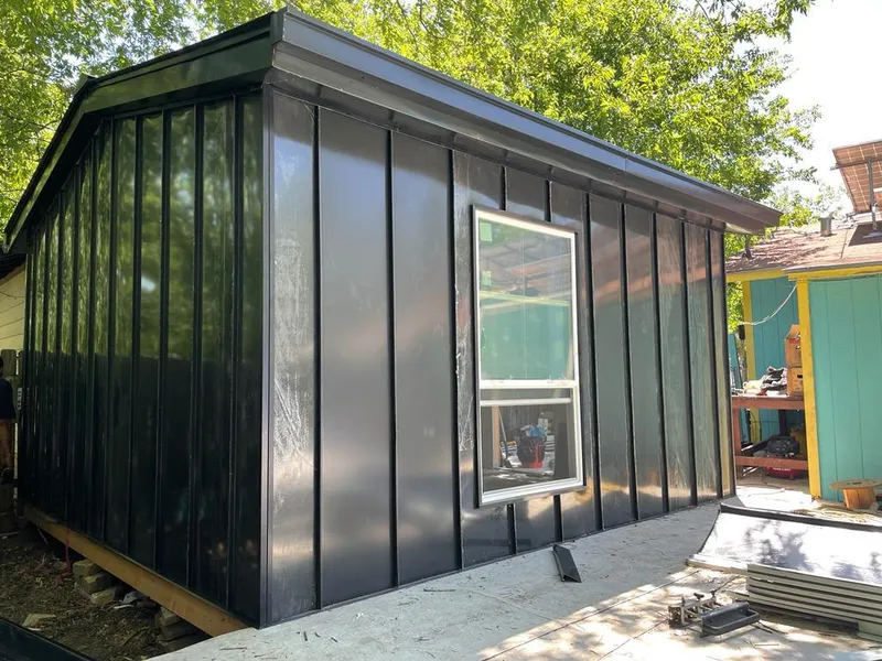 Black standing seam metal wall panels for Metal Roof Installation in Murrells Inlet